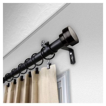 28"-120" Cocoa Pumpkin Double Curtain Rod #5702D choose from 3 sizes 