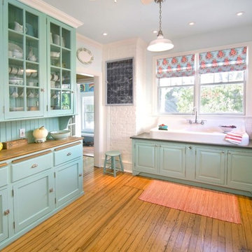 Salvaged-filled Vintage Kitchen