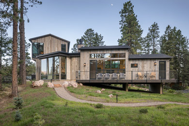 Example of a trendy exterior home design in Denver