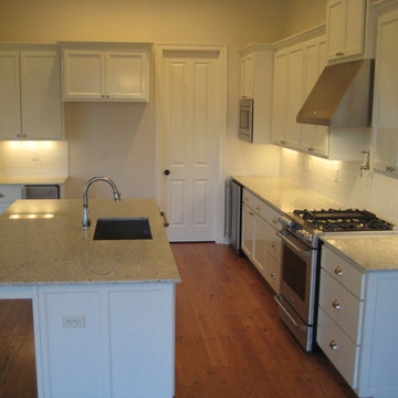 Kitchen: Bianco Romano granite