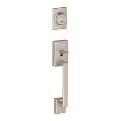 Schlage Century exterior handleset in Satin Nickel - Products