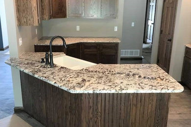 Elegant kitchen photo in Other