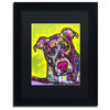 Dean Russo 'Brindle' Framed Art, Black Frame, 11"x14", Black Matte
