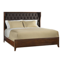 Palisades Shelter King Bed - Carbon - Beds