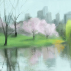 Painting Of Central Park NYC In Spring - Fine Art Prints