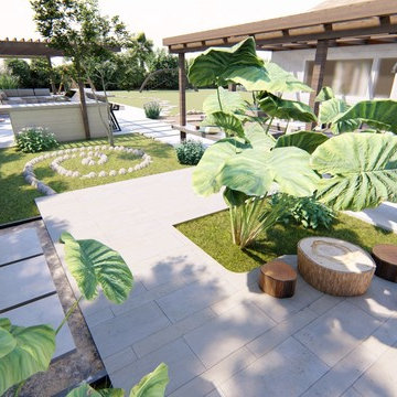 Transforming an Empty Backyard | Dry Tolerant Landscaping