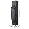 Universal Canopy Carry Bag Wheeled Pop Up Storage Case for 10x10'/10x15'/10x20', 10 X 15 Ft