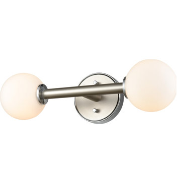 Alouette Vanity Wall Sconce - Chrome, Brushed Nickel, 2