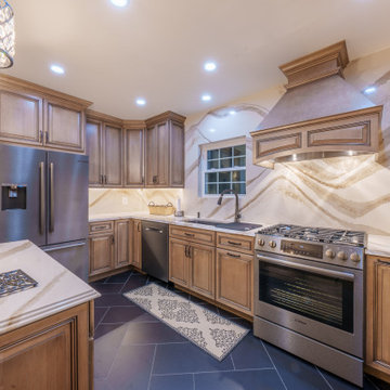 Valley Stream Kitchen, Dining & Living Remodel