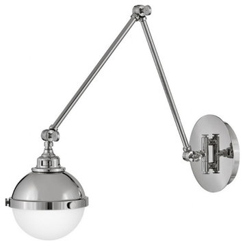 1 Light Wall Mount In Traditional and Industrial Style-12.25 Inches Tall and 7