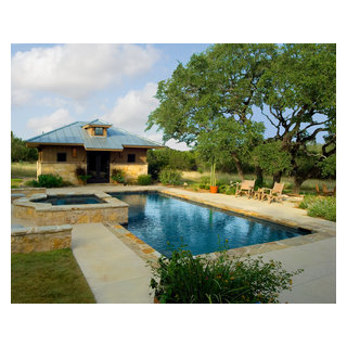 Cordillera Ranch Formal Pool/Spa/Landscape - Traditional - Austin - by ...