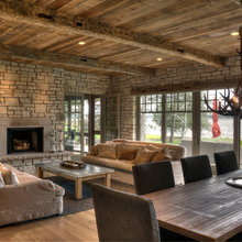 lake home window treatments