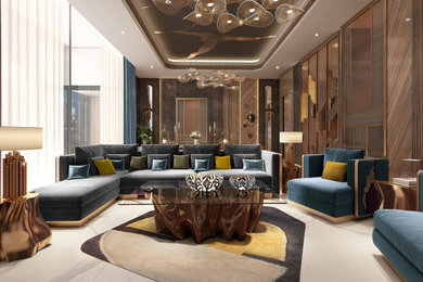 Example of a living room design in Other