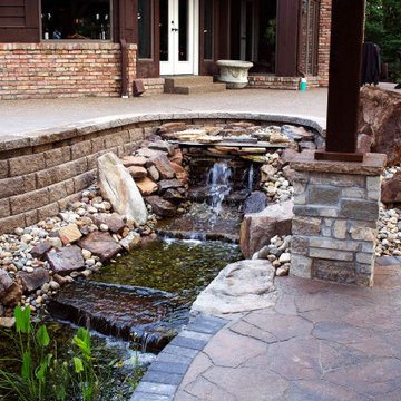 Sunset Hills Woodland Estate Pavilion & Custom Outdoor Kitchen