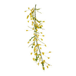 Shea's Wildflower - 54" Tweedier Garland, Yellow Flower and Berries - Wreaths And Garlands