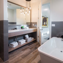 Master bathroom vanity lighting