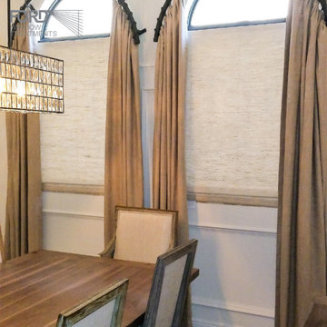 Specialty Shaped Windows (Shades and Drapery)