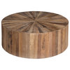 Gabby Cyrano Recycled Wood Circular Coffee Table