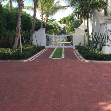 Coral stone Windows and Doors Mouldings and Pavers combined with Colombian Brake