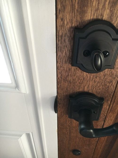 Wood entry door and humidity