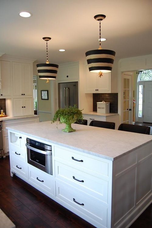 Finished Kitchen with Acid Washed Marble