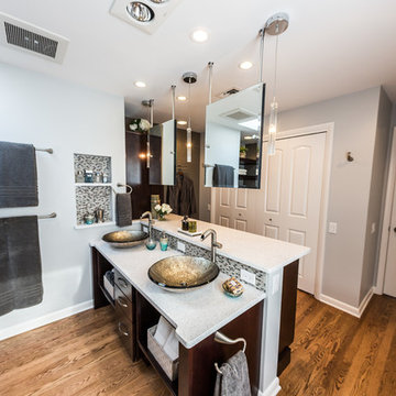 Modern Espresso Master Bathroom
