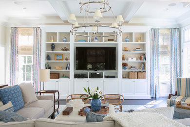 Inspiration for a timeless living room remodel in DC Metro