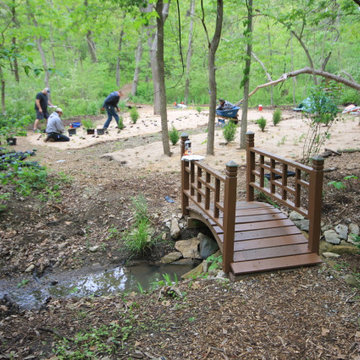 Native Plant Landscaping, Hardscaping, and Bioswales