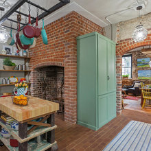 brick in kitchen