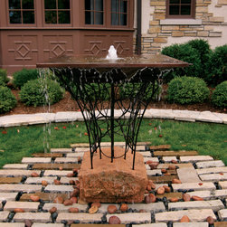 Custom Metal Elements - Outdoor Fountains And Ponds