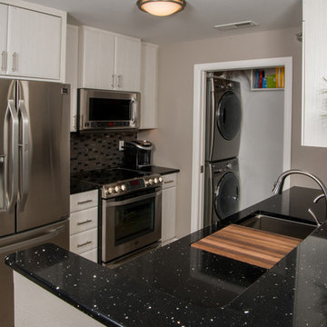 White & Gray Tones Kitchen