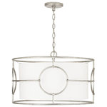 Capital Lighting - Capital Lighting 337931AS Oran - 3 Light Pendant - APPLICATIONS: Perfect for use in foyer entryways,Oran 3 Light Pendant Antique Silver Frost *UL Approved: YES Energy Star Qualified: n/a ADA Certified: n/a  *Number of Lights: Lamp: 3-*Wattage:60w E26 Medium Base bulb(s) *Bulb Included:No *Bulb Type:E26 Medium Base *Finish Type:Antique Silver