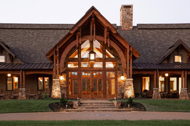 Example of a mountain style exterior home design in Other