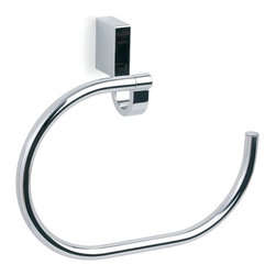 Secret Bath - Secret Bath, Polished Chrome Towel Ring, Bilbao Collection - Towel Rings