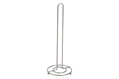 4-Roll Wire Chrome Freestanding Toilet Paper Reserve or Paper Towel Holder