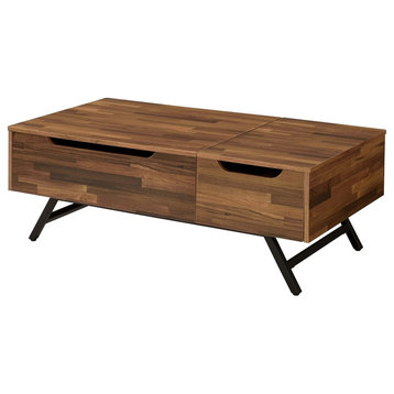 ACME Throm Coffee Table with Lift Top in Walnut