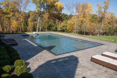 Pool - contemporary pool idea in Other