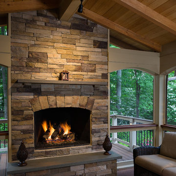Screened Porch Satisfies Client's Needs