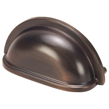 Hardware House 3" Cabinet Cup Pull, Classic Bronze