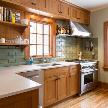 Stainless steel meets traditional Craftsman