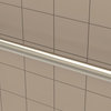 TileWare Victoria Series Straight Grab Bar Traditional, Brushed Steel, 18"