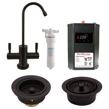 CO149 Hot/Cold Water Dispenser, Digital Tank, Filter, Flanges, Oil Rubbed Bronze
