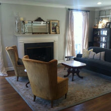 mantel piece, fireplace