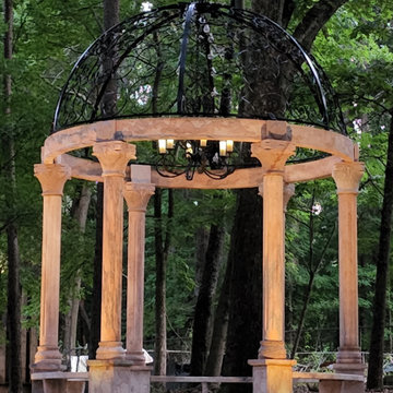 Hand carved Italian Marble Gazebo rescued from Alabama