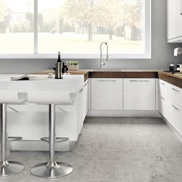 Modern Italian Custom Made Kitchens by LUBE