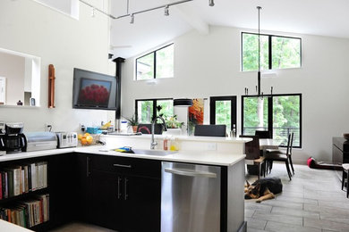 Inspiration for a transitional kitchen remodel in Indianapolis