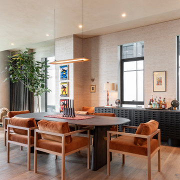 Proper Vibes Penthouse Dining with Agnes Studio Credenza
