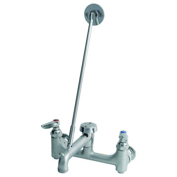 T and S Brass B-0665-BSTR Wall Mounted Service Sink Faucet, Chrome