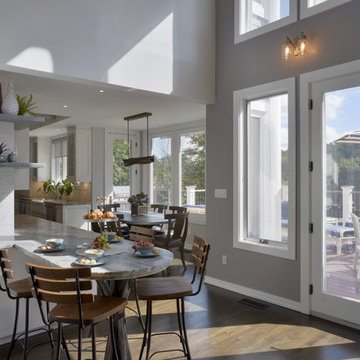 A Bright and Rustic Family-Friendly Kitchen