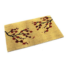 Asian Rugs Top Reviewed Of 2018 Houzz Envelor Home And Garden Durable Cherry Blossoms Outdoor Entrance Door Mat Sakura Doormats